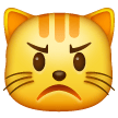 Rosto De Gato Mal-Humorado