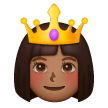 Princesa: Tom de Pele Médio-Escuro