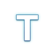 Регіональний індикатор, літера T
