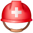Casco Con Una Cruz Blanca