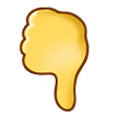 Перевернутий знак "великий палець вниз"