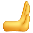 Mão empurrando para a direita