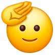 Rosto Fazendo Continência