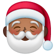 Papai Noel: Tom de Pele Médio-Escuro