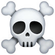 Caveira E Ossos Cruzados
