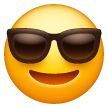 Rosto Sorridente Com Óculos Escuros