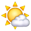 Sol Detrás De Una Nube Pequeña