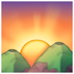 Amanecer Sobre Montañas