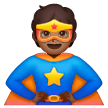Super-Herói: Tom de Pele Médio-Escuro