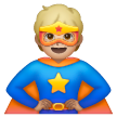 Super-Herói: Tom de Pele Médio-Claro