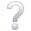 Interrogación Blanca