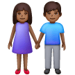 Mulher E Homem De Mãos Dadas: Tom de Pele Médio-Escuro