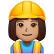 Operária Da Construção: Tom de Pele Médio
