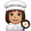 Cozinheira: Tom de Pele Médio