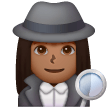 Detective Mujer: Tono de Piel Oscuro Medio