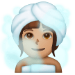 Mulher Na Sauna: Tom de Pele Médio