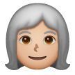 Mulher: Tom de Pele Médio-Claro, Cabelo Branco