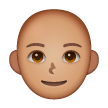 Mulher: Tom de Pele Médio, Careca