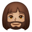 Mulher: Tom de Pele Médio, Barba