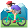Mulher Fazendo Mountain Bike: Tom de Pele Claro