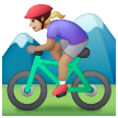 Mulher Fazendo Mountain Bike: Tom de Pele Médio-Claro