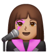 Cantora: Tom de Pele Médio