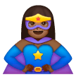 Super-Heroína: Tom de Pele Médio-Escuro