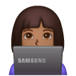 Programadora: Tom de Pele Médio-Escuro