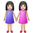 Duas Mulheres De Mãos Dadas: Tom de Pele Claro