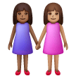 Duas Mulheres De Mãos Dadas: Tom de Pele Médio-Escuro, Tom de Pele Médio