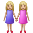 Duas Mulheres De Mãos Dadas: Tom de Pele Médio-Claro