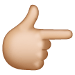 Peger mod højre: medium til lys teint for Samsung One UI 8.5