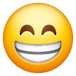 Beaming Face with Smiling Eyes for Samsung One UI 8.5