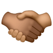 Handshake : Medium-Dark Skin Tone, Medium Skin Tone pour Samsung One UI 8.5