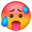 Schwitzendes Gesicht für Samsung One UI 8.5