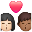 Beijo - Homem: Tom de pele claro, Mulher: Tom de pele médio-escuro para Samsung One UI 8.5