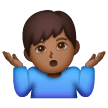 Homem Dando De Ombros: Pele Morena Escura para Samsung One UI 8.5