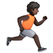 Pessoa correndo de frente para a direita: tom de pele escuro para Samsung One UI 8.5