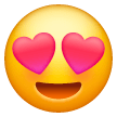 Smiling Face with Heart-Eyes for Samsung One UI 8.5