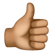 Polegar Para Cima: Pele Morena para Samsung One UI 8.5