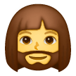 Woman: Beard for Samsung One UI 8.5