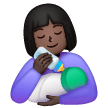 Mulher Alimentando Bebê: Pele Escura para Samsung One UI 8.5