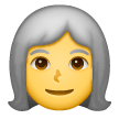 Woman: White Hair for Samsung One UI 8.5