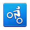 Pessoa Fazendo Mountain Bike