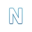 Símbolo Indicador Regional Letra N