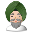 Osoba w turbanie