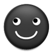 وجه مبتسم أسود