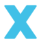 حرف رمز المؤشر الإقليمي X