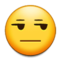 وجه غير مستمتع
