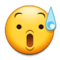 Rosto Ansioso Com Gota De Suor Rosto Ansioso Com Gota De Suor